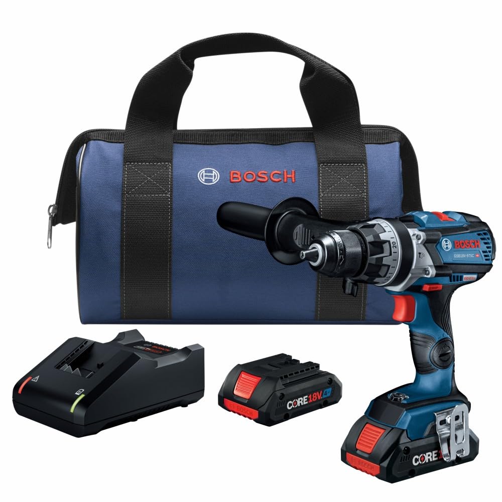 Foto 2 pulgar | Kit de Taladro Bosch Gsb18v-975cb25 18v 4ah X2 - Venta Internacional