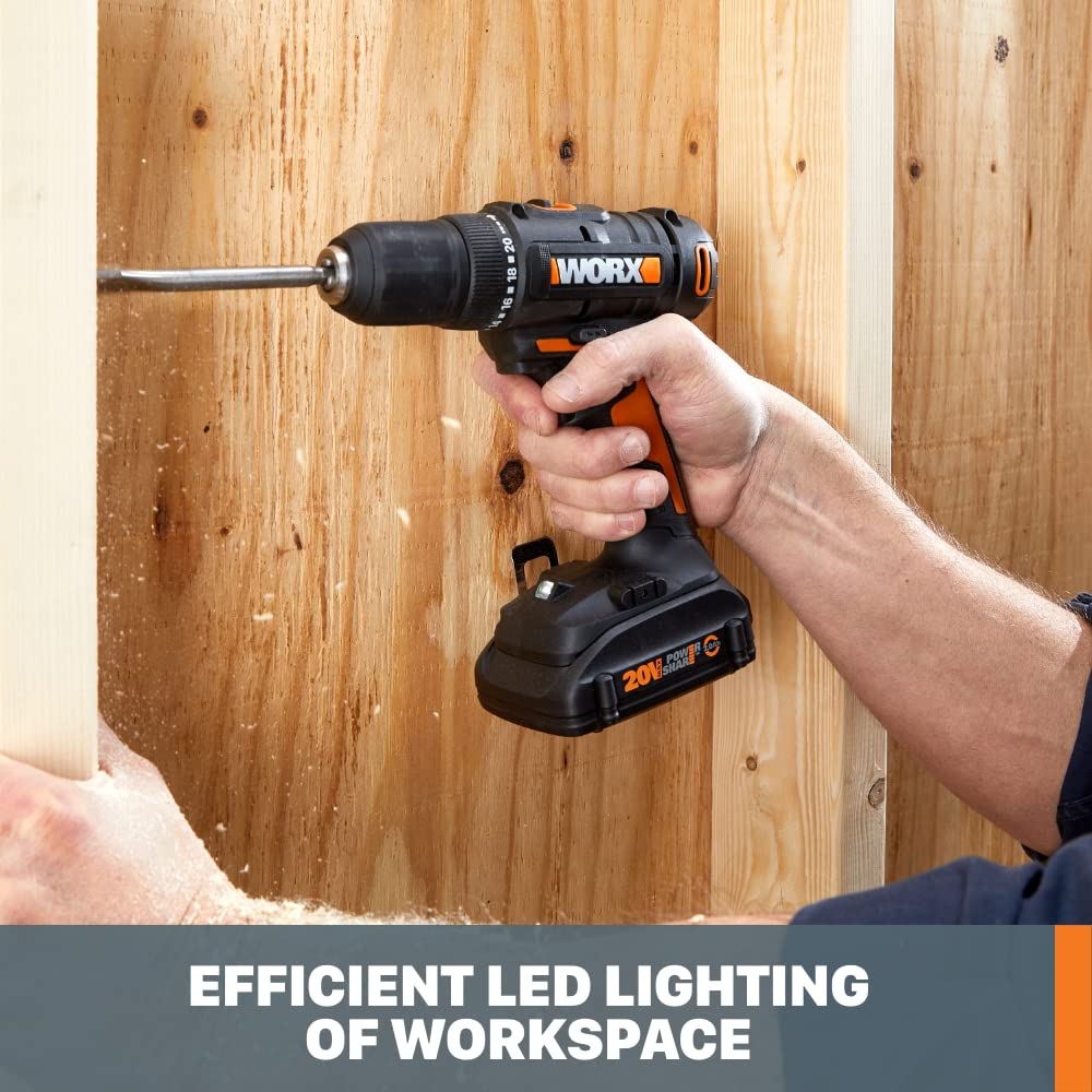 Foto 7 | Taladro Inalámbrico Worx WX108L 20v 1/2 Power Share - Venta Internacional