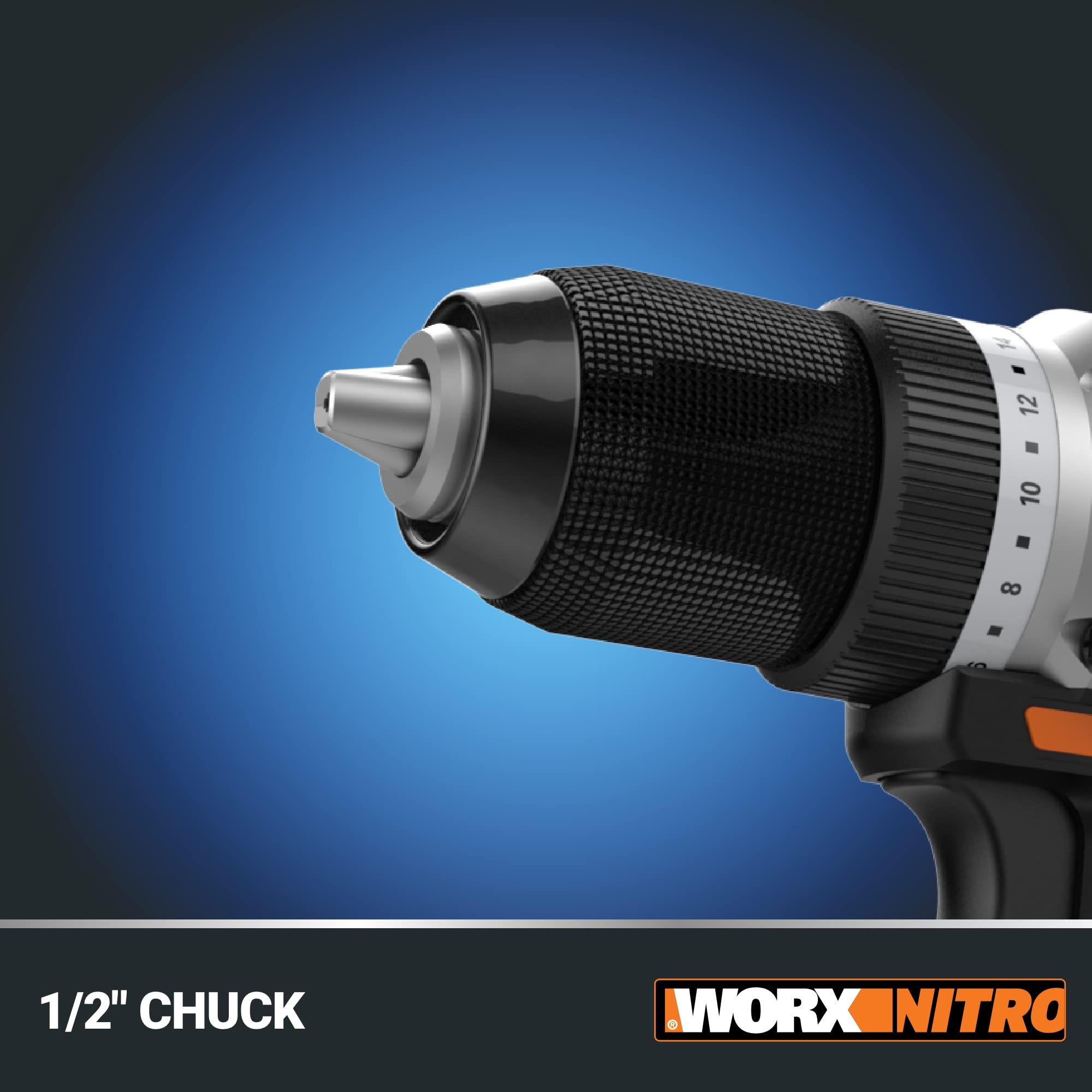 Foto 8 pulgar | Taladro Inalámbrico Worx Nitro 20v 1/2'' con Motor sin Escobillas - Venta Internacional
