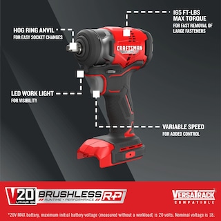 Foto 2 | Taladro Inalámbrico Craftsman V20 Rp 3/8 Pulgadas 165 Pies-libras - Venta Internacional