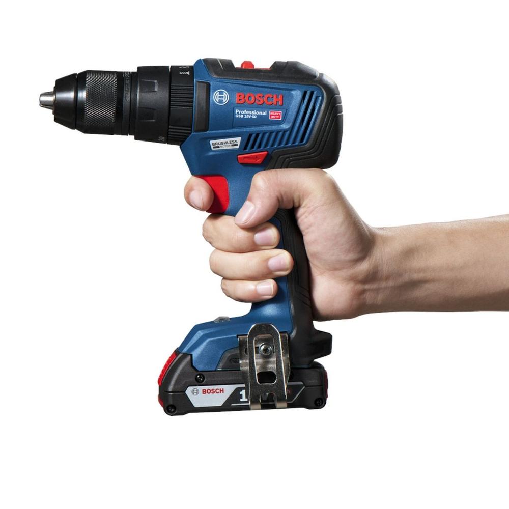 Foto 4 pulgar | Rotomartillo Atornillador Bosch Gsb 18v-50 + Linterna + 2bat