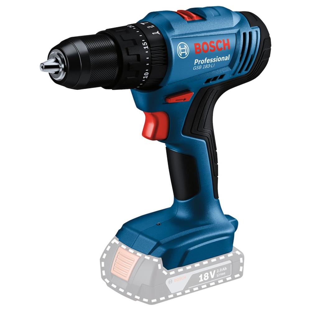 Foto 1 | Rotomartillo Inalámbrico Bosch 183-li 1/2' 56nm 18v 1815 Rpm