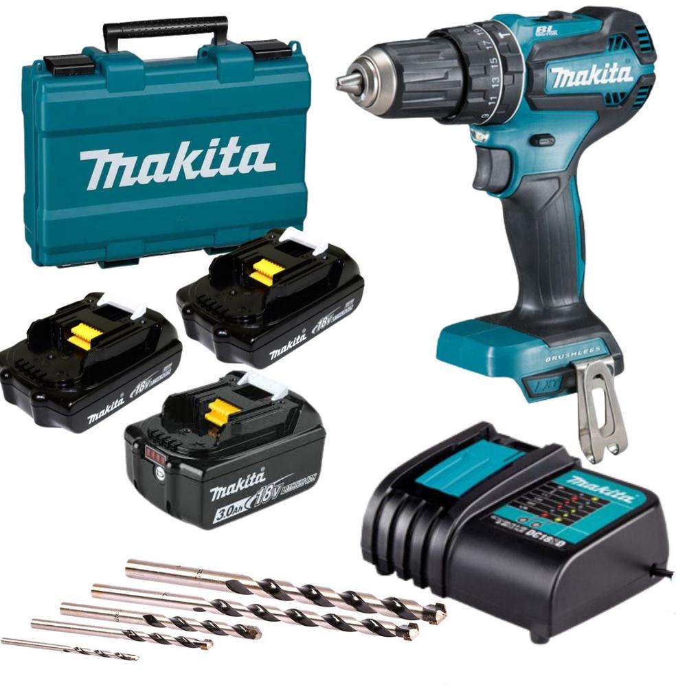 Rotomartillo Makita Brushless DHP485SYE 18v con Batería