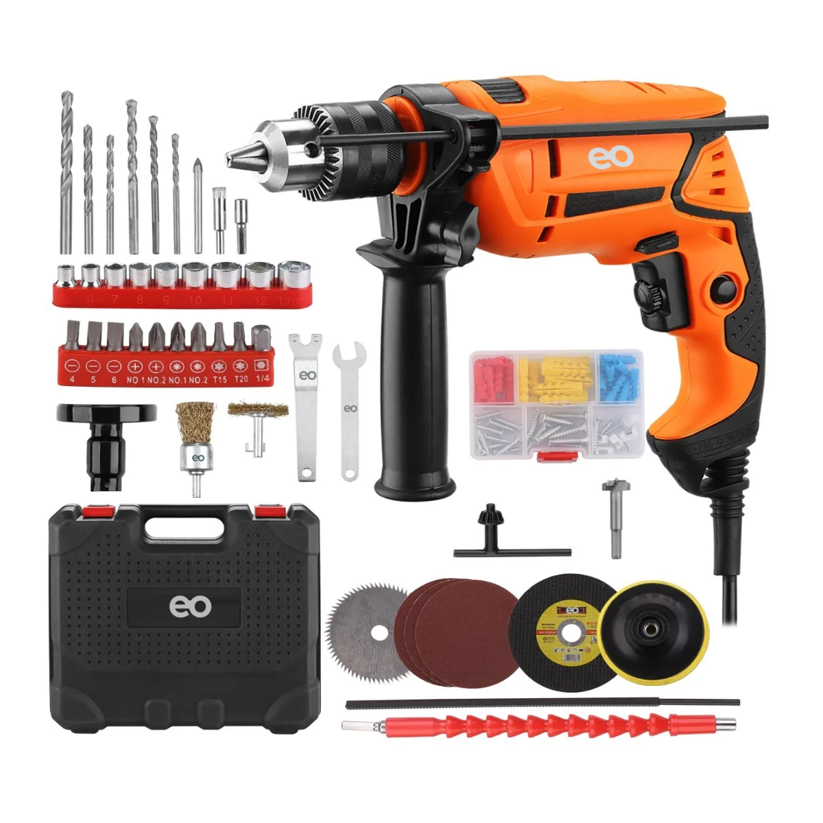 Foto 3 pulgar | Language Taladro Rotomartillo 1/2 Prof 650w Eo Safe Imports Esi-661-1 Naranja