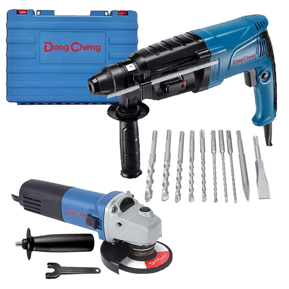 Foto 2 | Rotomartillo Perforador 800w Dongcheng + Miniesmeril.