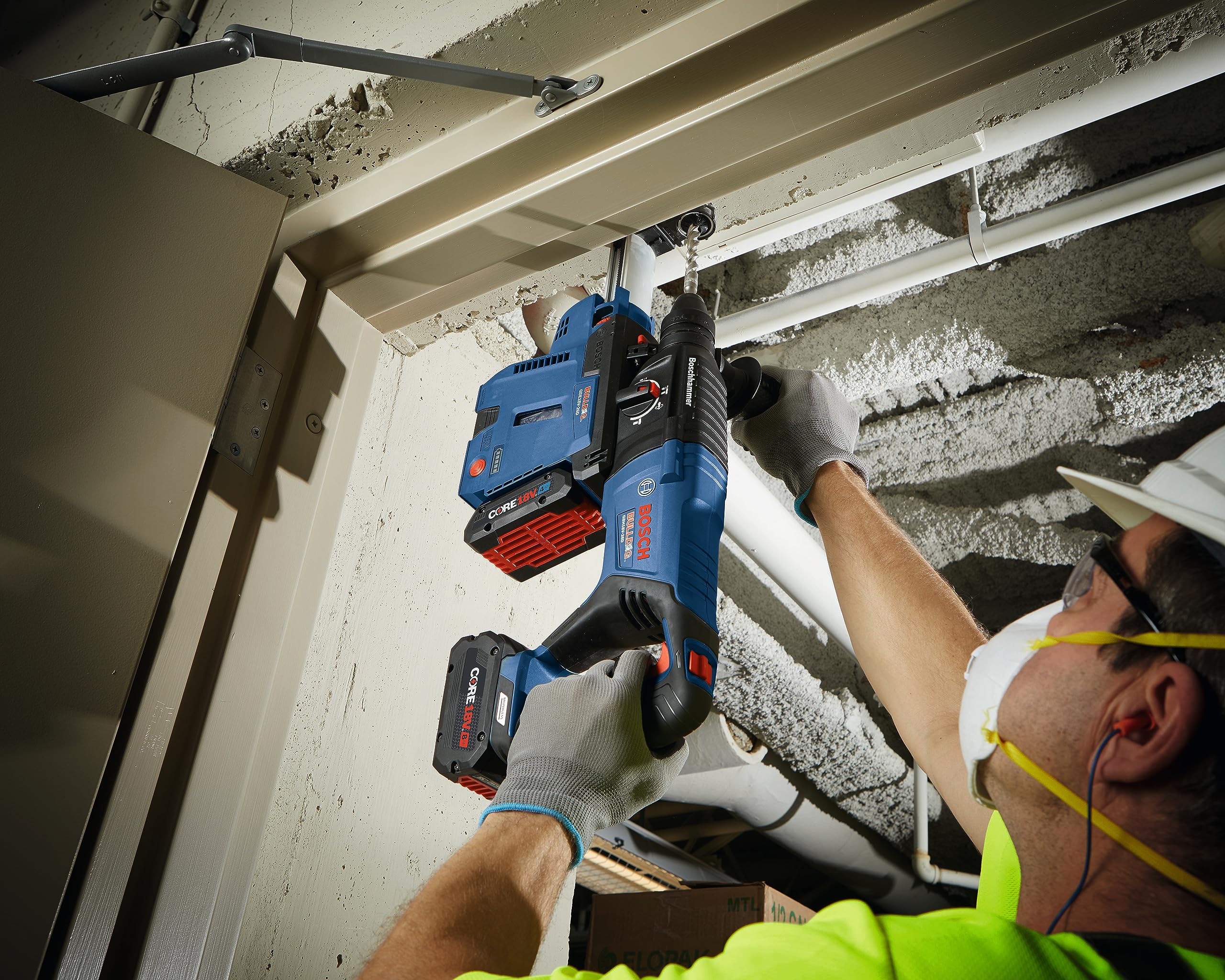 Foto 7 | Martillo Perforador Bosch GBH18V-26DK24 18V con 2 Baterías 8Ah - Venta Internacional
