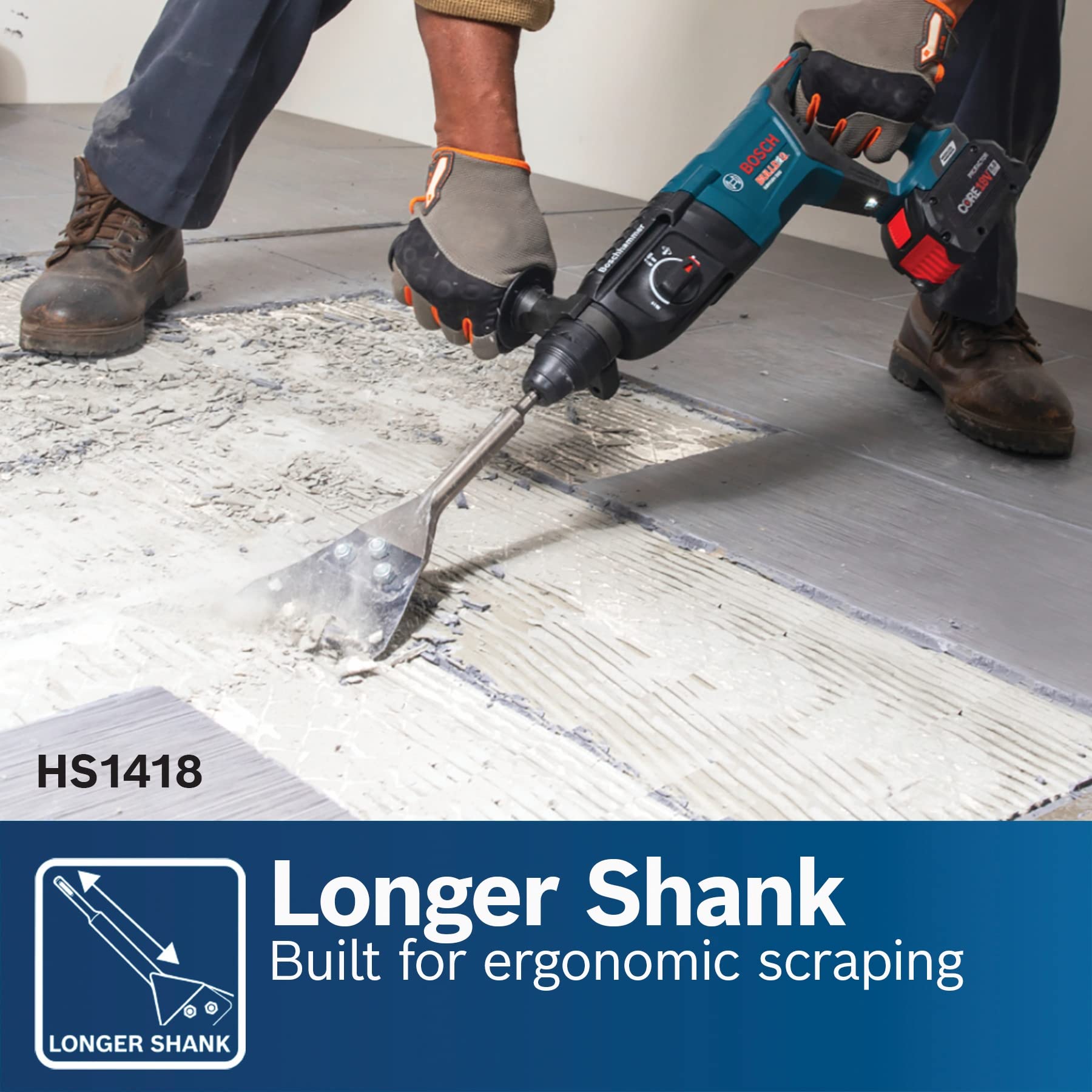 Foto 5 pulgar | Rascador de Suelo Bosch Hs1418 Bulldog Sds-plus  5 x 11 cm - Venta Internacional