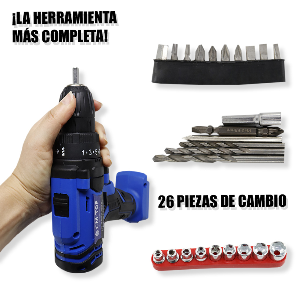 Foto 3 pulgar | Pistola de Impacto Multifuncional CM-TOP