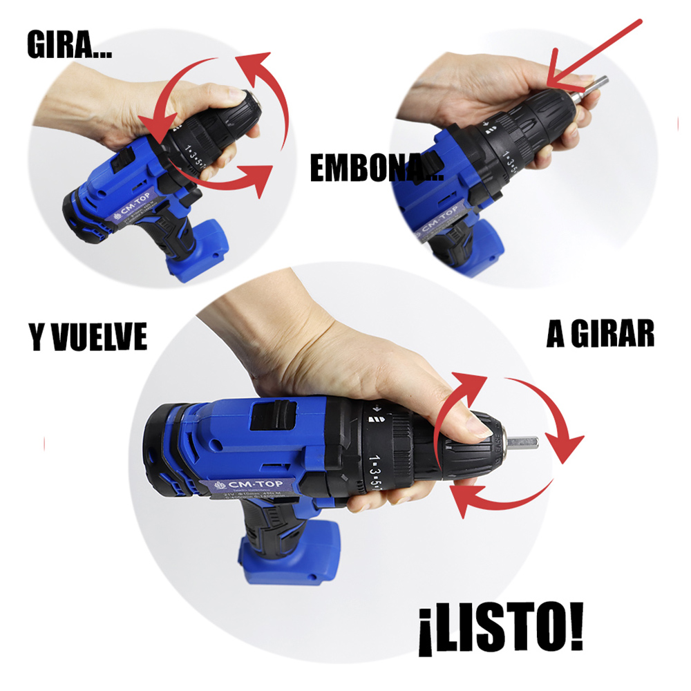 Foto 4 pulgar | Pistola de Impacto Multifuncional CM-TOP