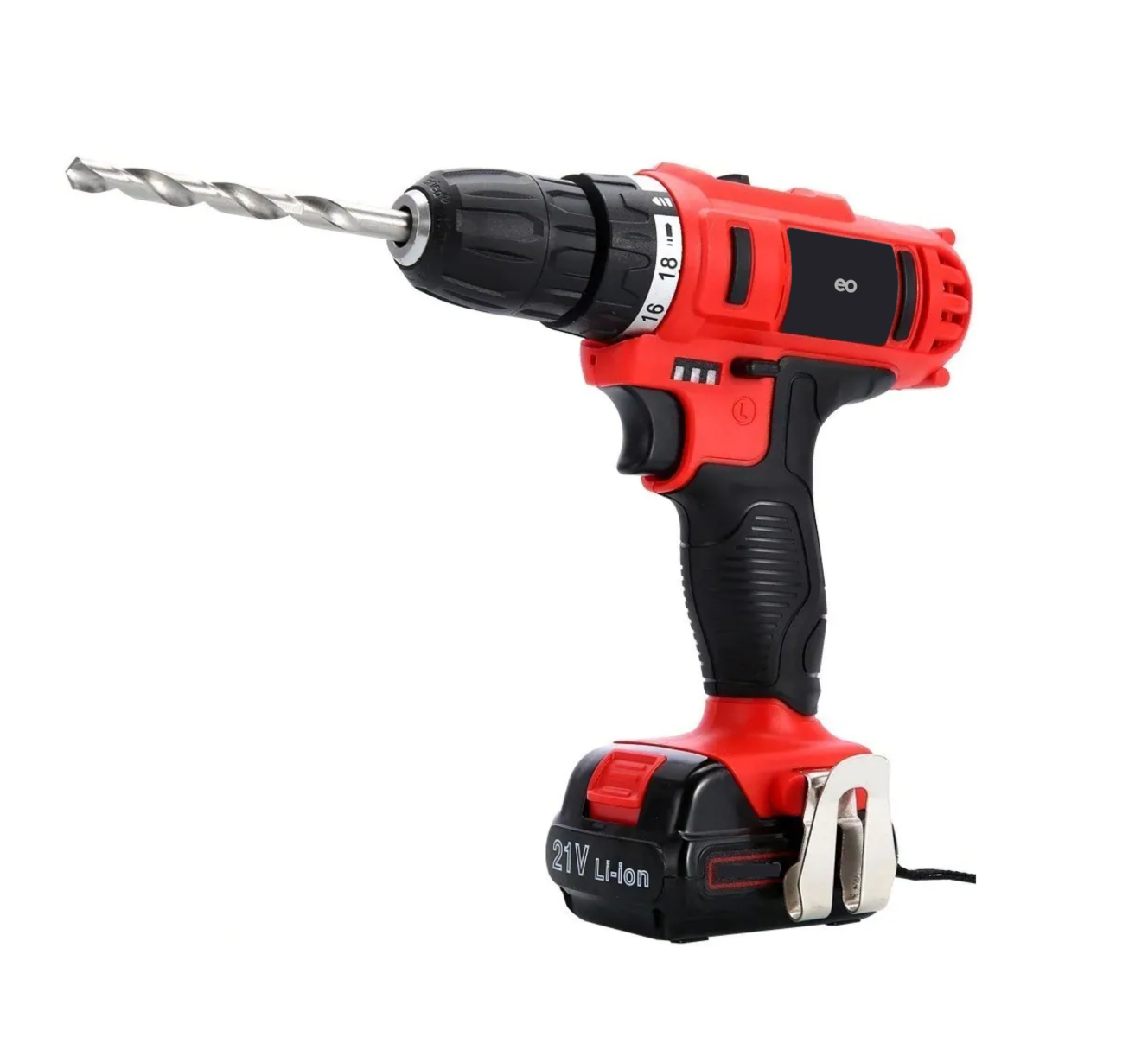 Foto 1 | Language Taladro Percutor Atornillador Inalámbrico De 10mm Eo Safe Imports Esi-7043-1 Rojo