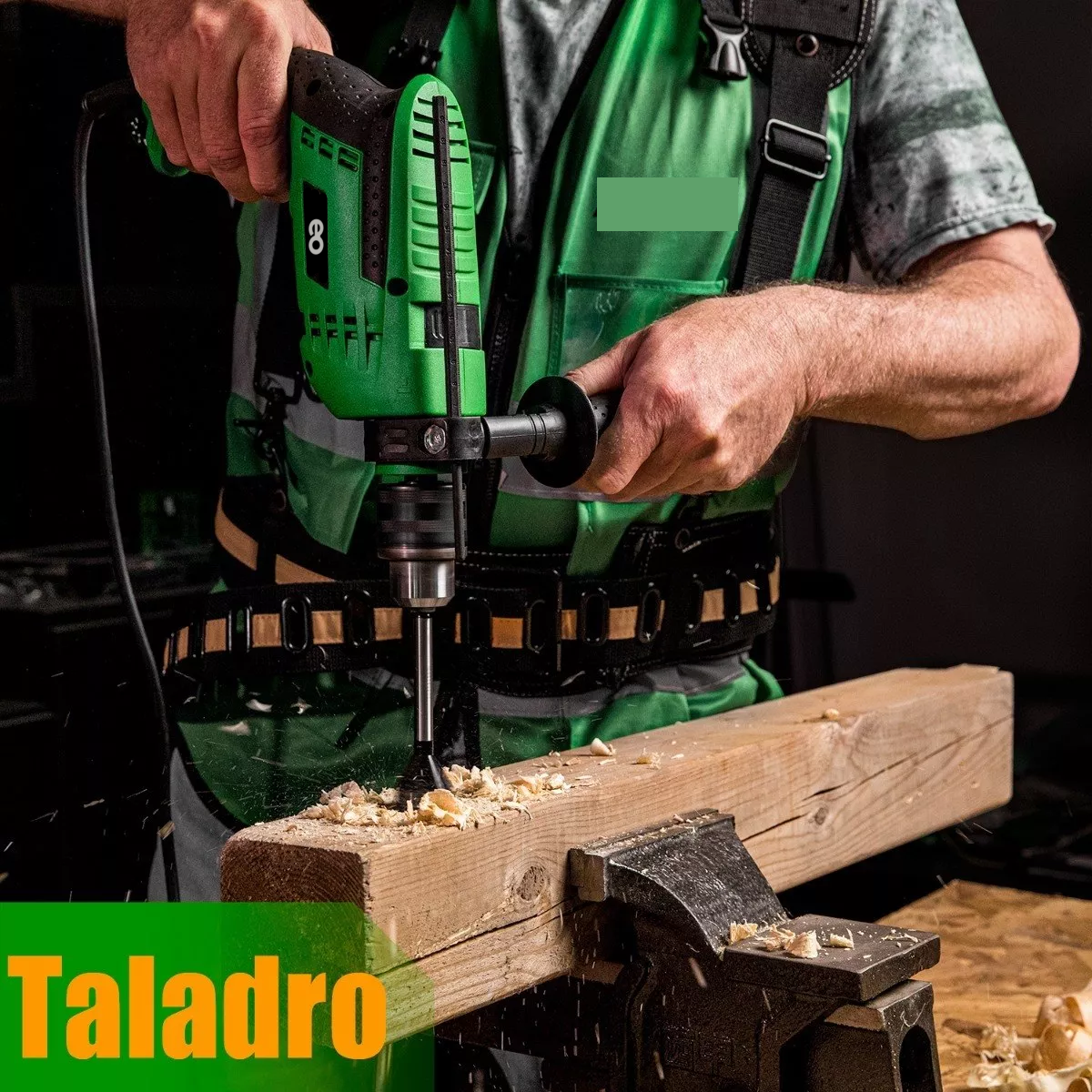 Foto 5 pulgar | Taladro Rotomartillo 1/2'' Prof 650w Eo Safe Imports Esi-7044 Verde