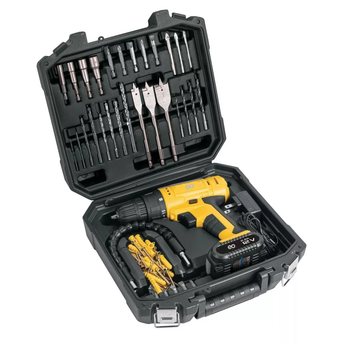 Taladro Inalámbrico Acc y Estuche 54 Piezas Eo Safe Imports Esi-9241-1 Multicolor