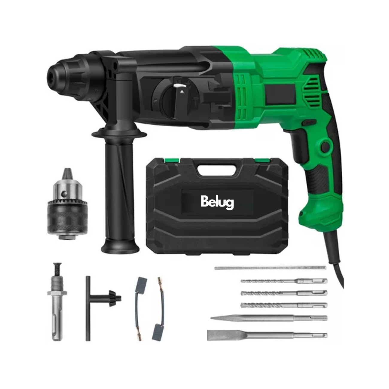 Rotomartillo Belug Perforador Cincelador Anirona 850w Verde