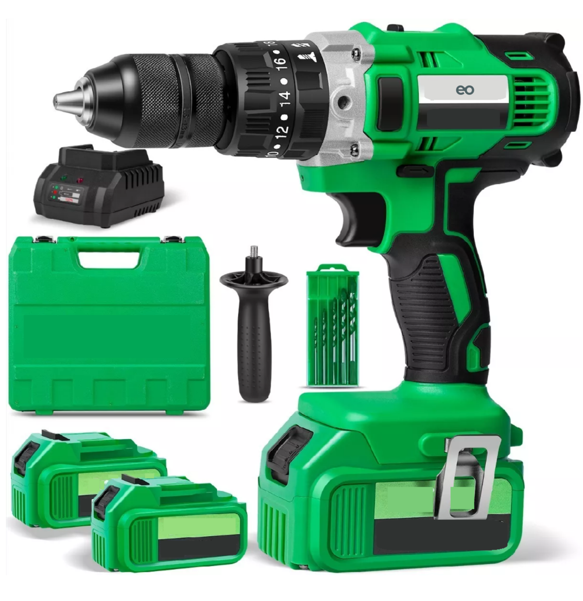 Foto 3 pulgar | Taladro Rotomartillo 1/2'' 3.0ah Eo Safe Imports Esi-7051 Verde