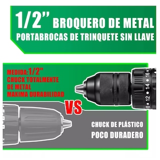 Foto 4 | Taladro Rotomartillo 1/2'' 3.0ah Eo Safe Imports Esi-7051 Verde