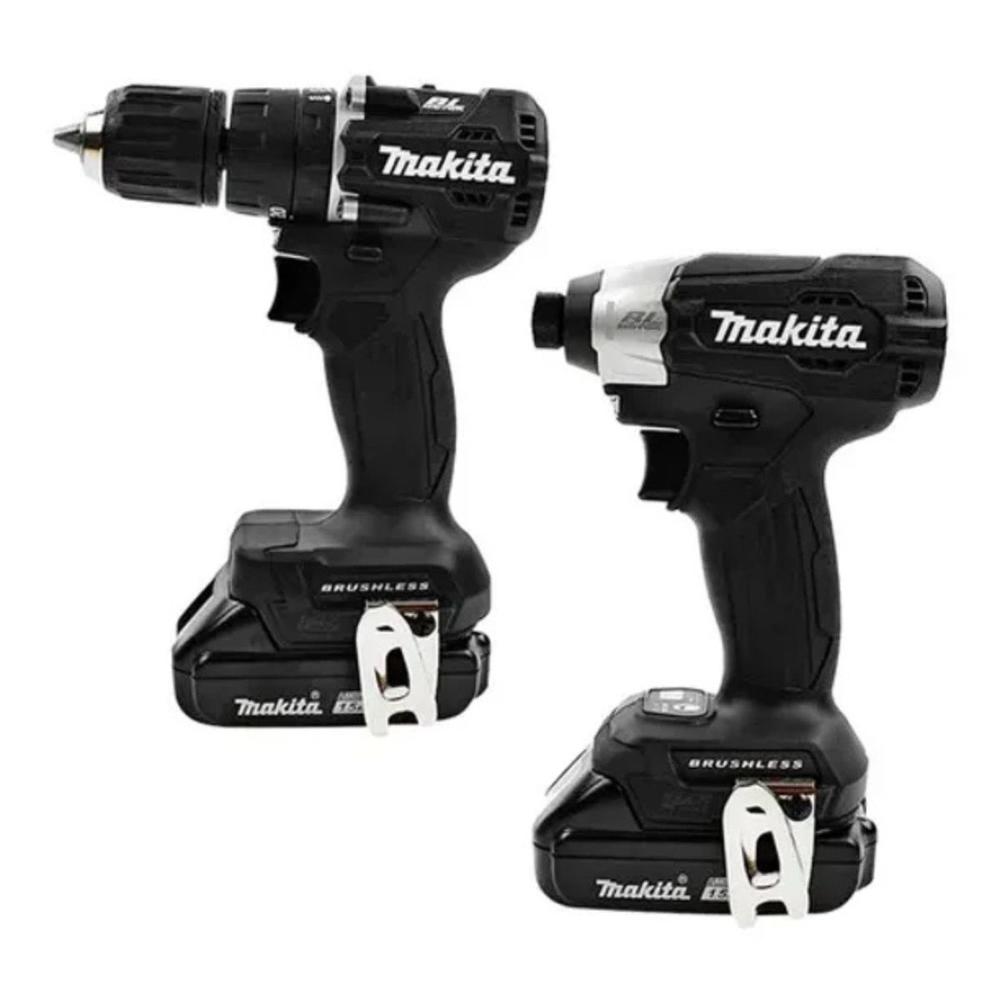 Foto 4 | Rotomartillo Makita 1/2' + Atornillador 1/4' 18v +2bat 1.5ah
