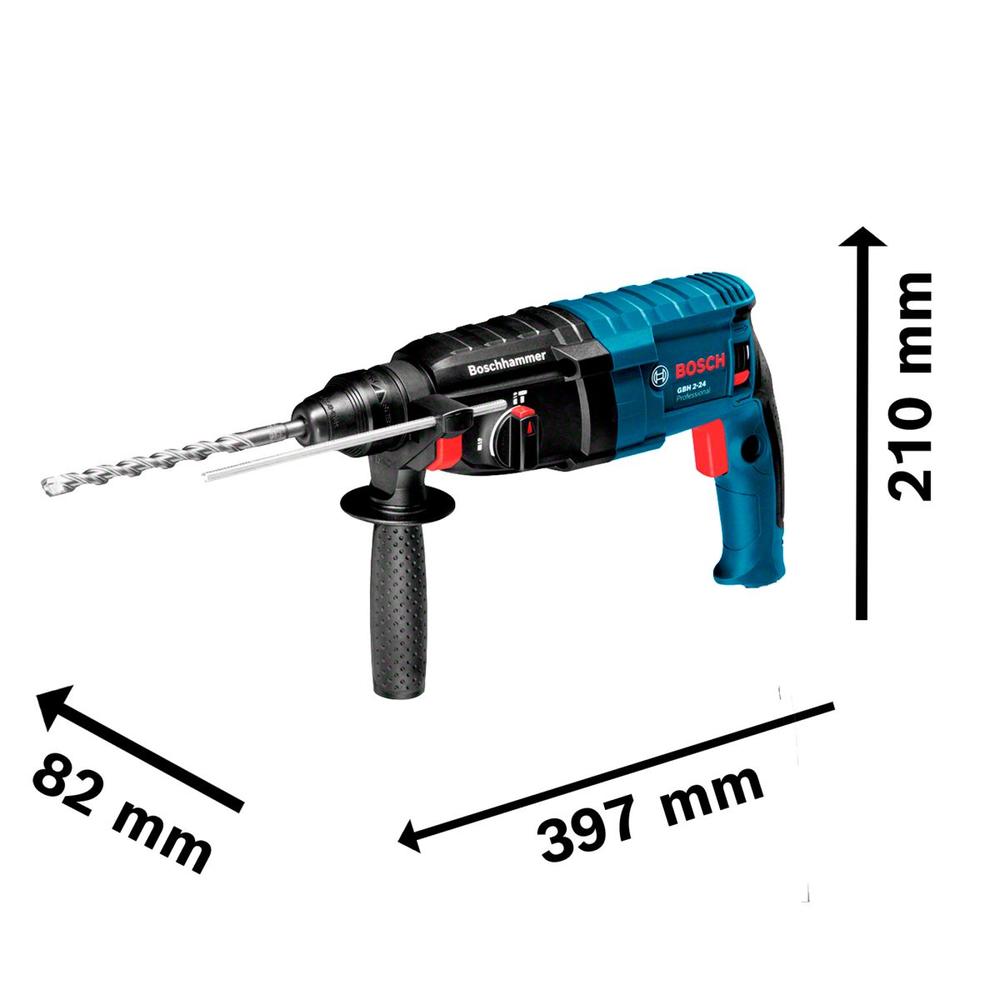 Foto 5 | Rotomartillo Gbh 2-24 Bosch Sds Plus + Miniesmeril Gws 850