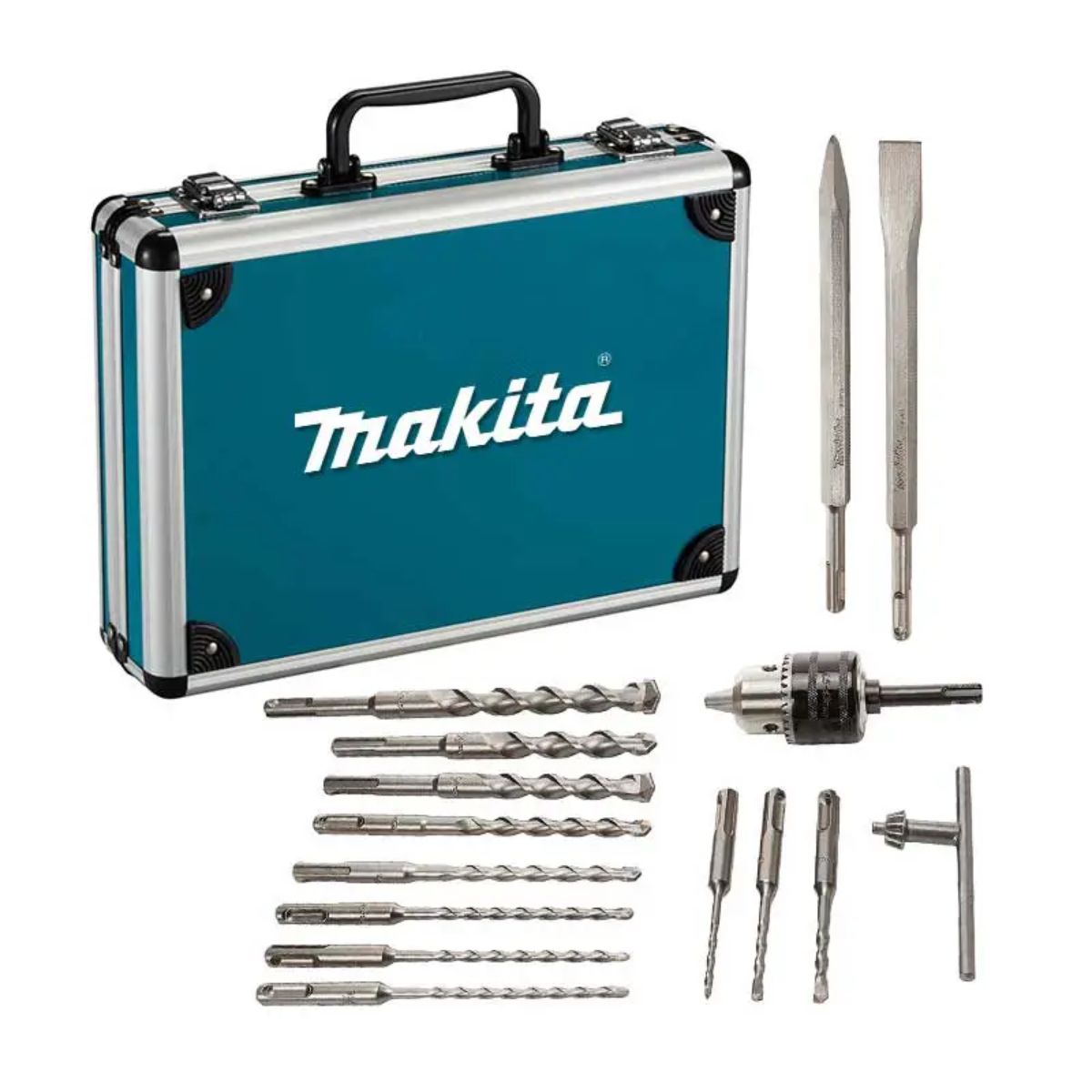 Foto 3 pulgar | Rotomartillo Sds Plus Makita Sin Carbones +brocas Y Cinceles Dhr242stx2