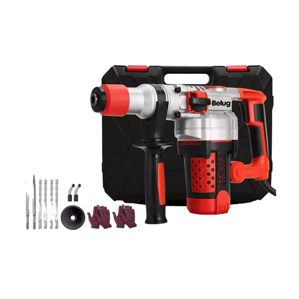Foto 3 pulgar | Rotomartillo Cincelador Perforador Sds Industrial 2200w Rojo/plata Belug