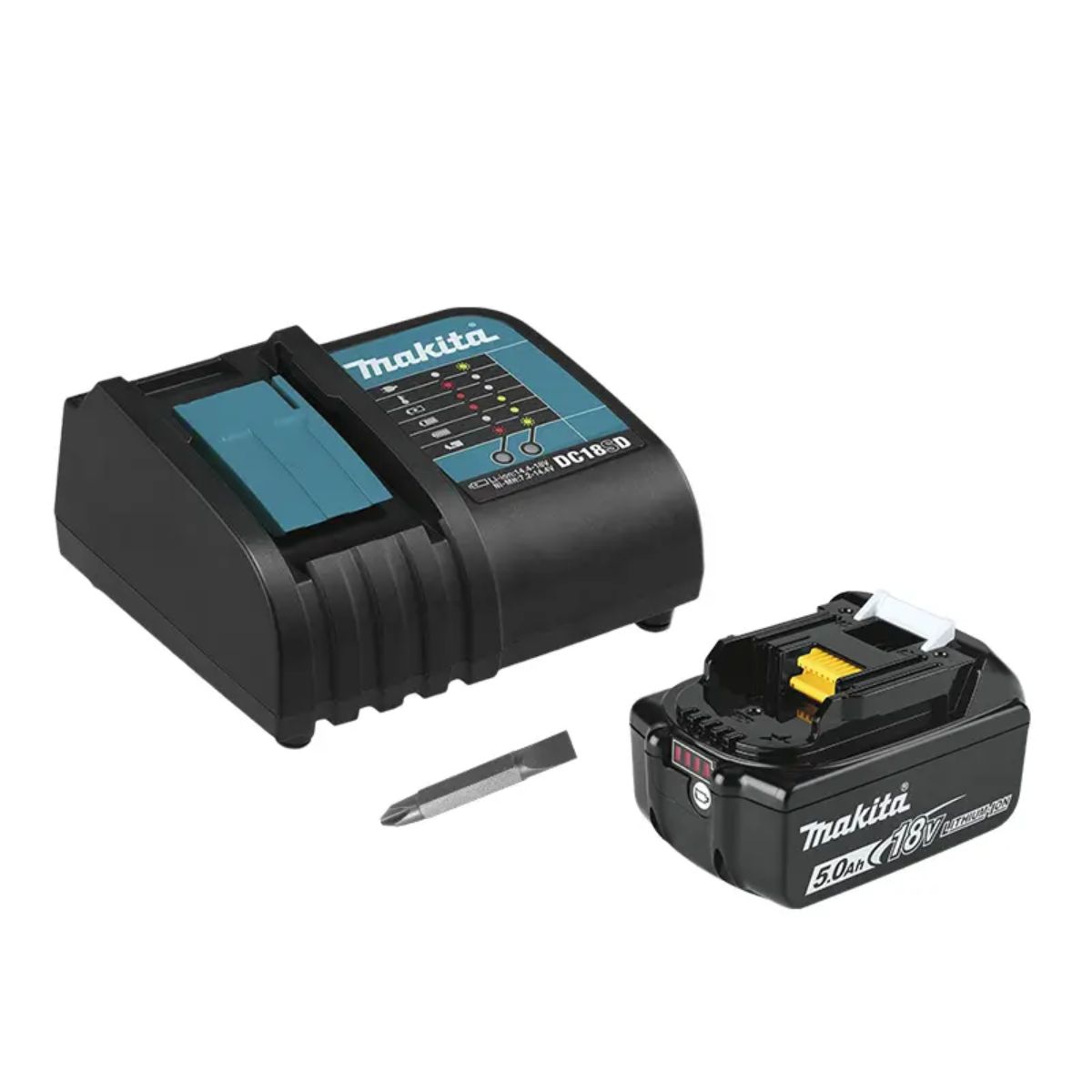 Foto 4 pulgar | Rotomartillo Atornillador Inalam 18v Makita Dhp489 + Batería