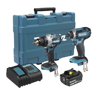 Foto 1 | Combo Makita Rotomartillo 18v Brushless + Atornillador Dlx2523st