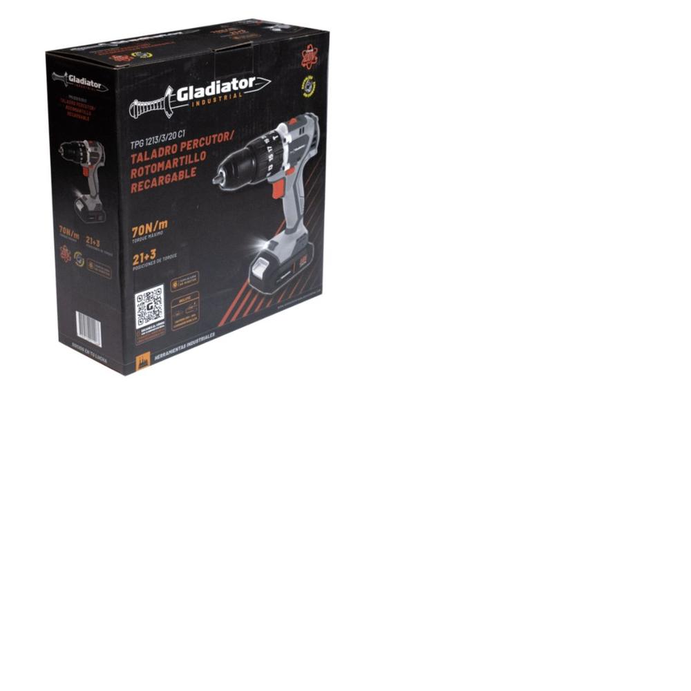 Foto 5 | Rotomartillo Inalámbrico 1/2 Pulg 20v Gladiator Tpg1213/3/20