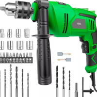 Taladro Rotomartillo C/brocas Y Puntas Eo Safe Imports Esi-5942-1 Verde