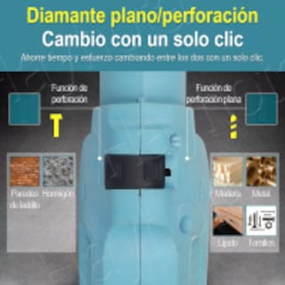Foto 3 | Kit Taladro Rotomartillo Eo Safe Imports ESI-5945-1 Multicolor 38 Piezas