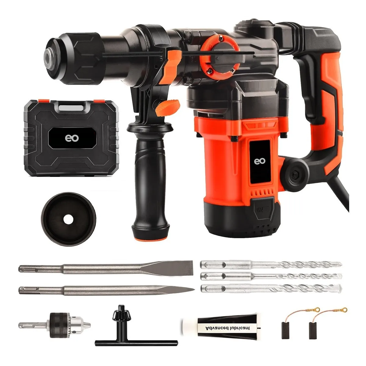 Foto 4 pulgar | Rotomartillo Cincelador Perforador Industrial 1600w Eo Safe Imports Esi-2830-1 Naranja
