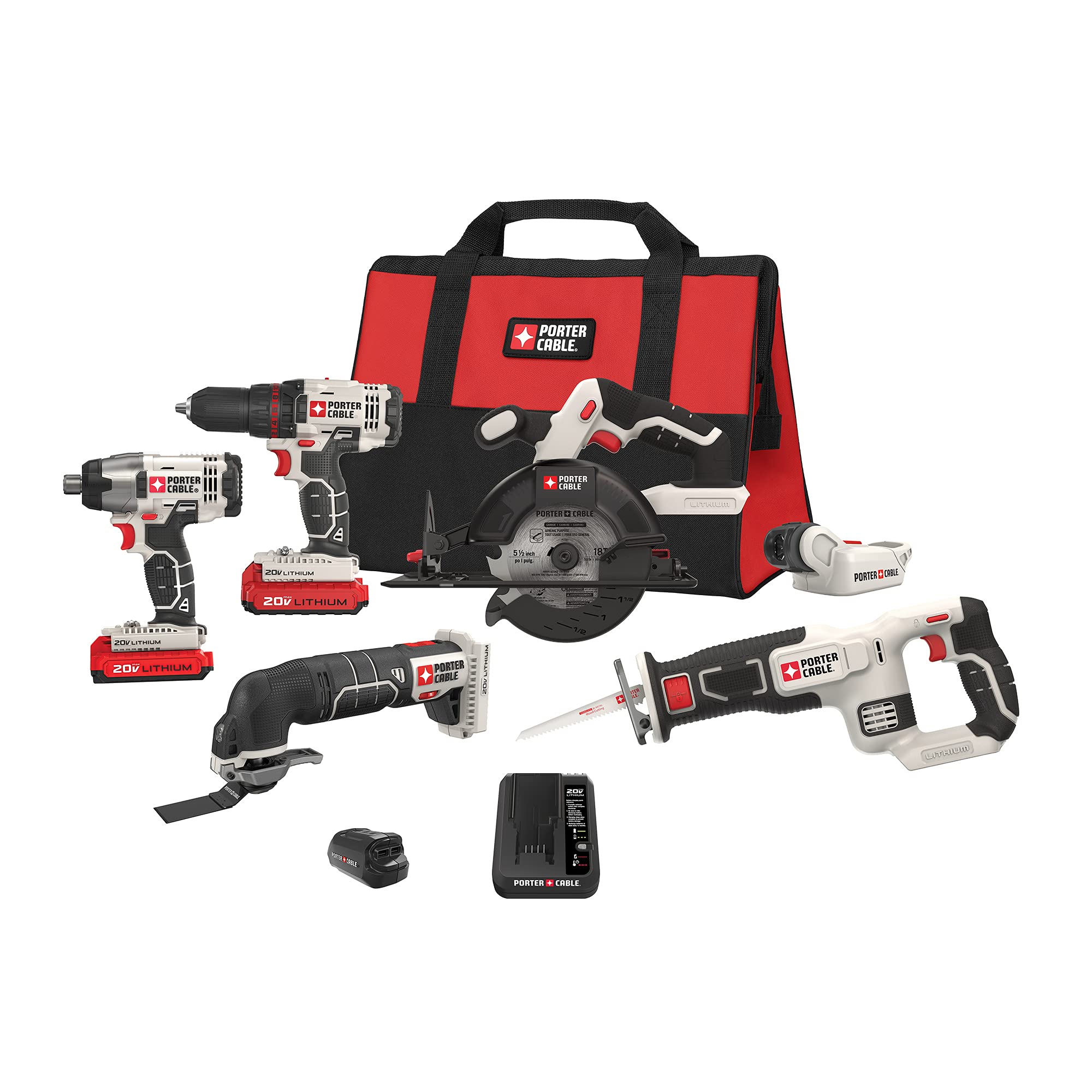 Foto 1 | Kit de Herramientas Porter-cable Pcck617l6 con Maletín-Venta Internacional