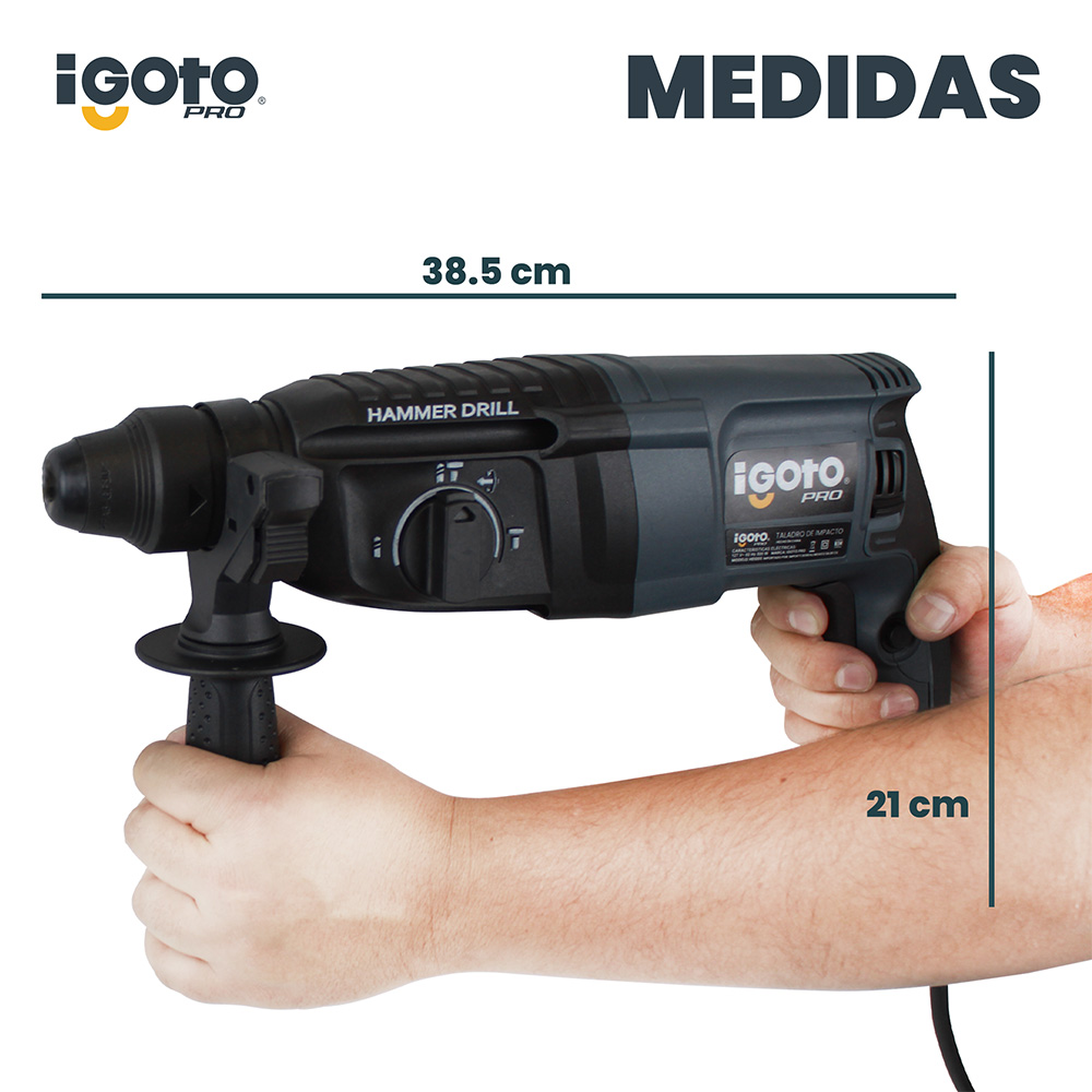 Foto 8 | Rotomartillo Sds 800 W 4 Funciones