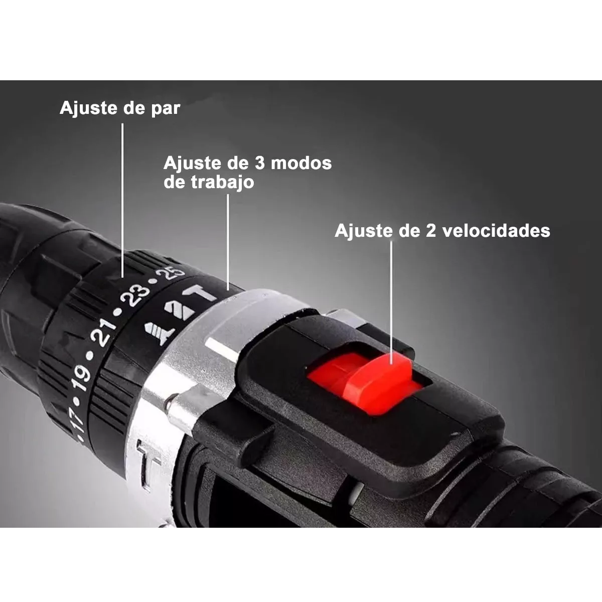 Foto 3 pulgar | Taladro Eléctrico Inalámbrico Impacto 48v 1200rpm Eo Safe Imports Esi-3549-1 Negro