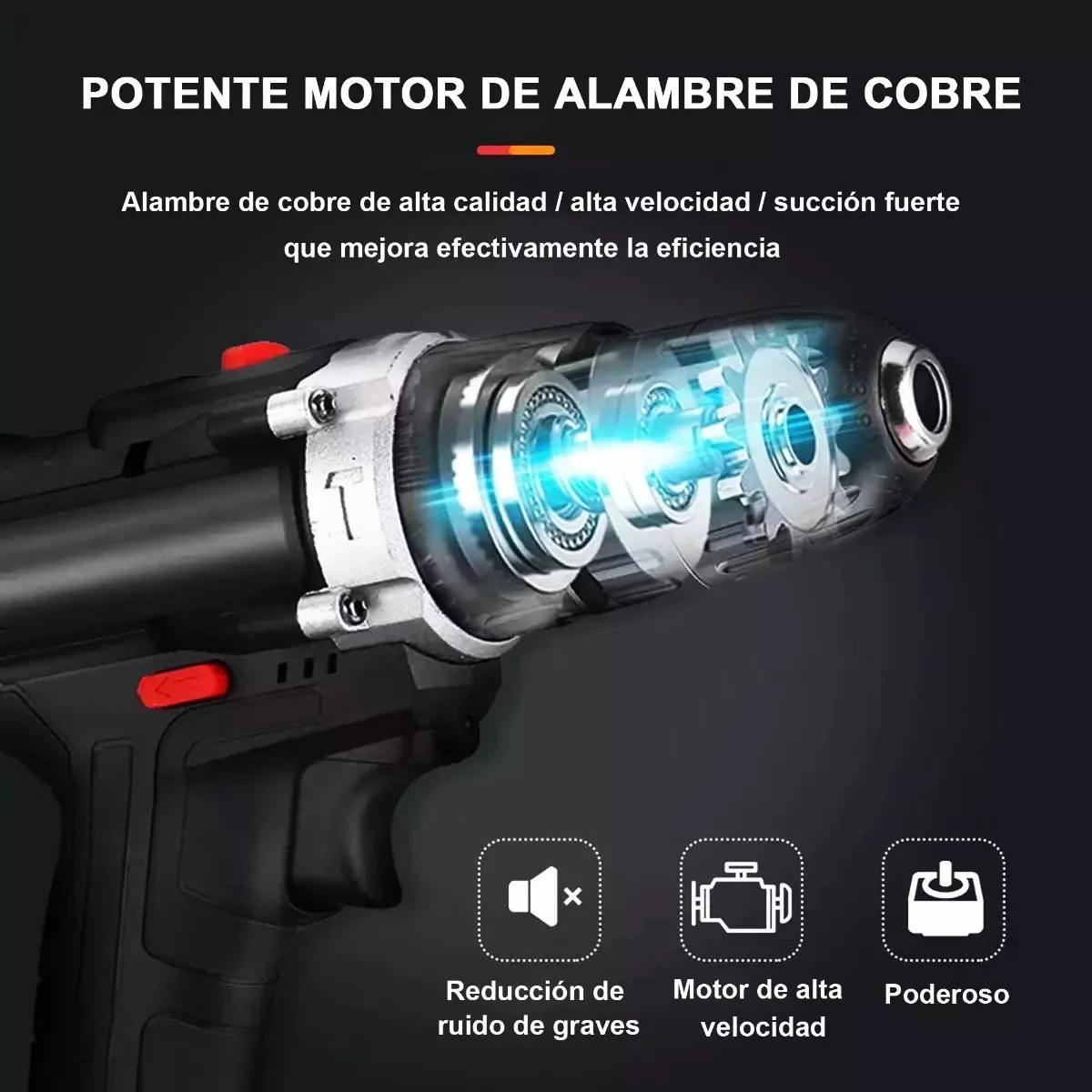 Foto 4 pulgar | Taladro Eléctrico Inalámbrico Impacto 48v 1200rpm Eo Safe Imports Esi-3549-1 Negro
