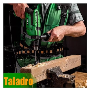 Foto 5 | Taladro Rotomartillo 1/2'' 860w Herramientas Kit Con Brocas, Verde
