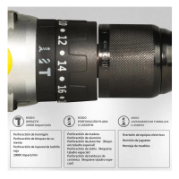 Foto 3 pulgar | Taladro Atornillador De Impacto Inalámbrico Eo Safe Imports Esi-2742-1 Amarillo