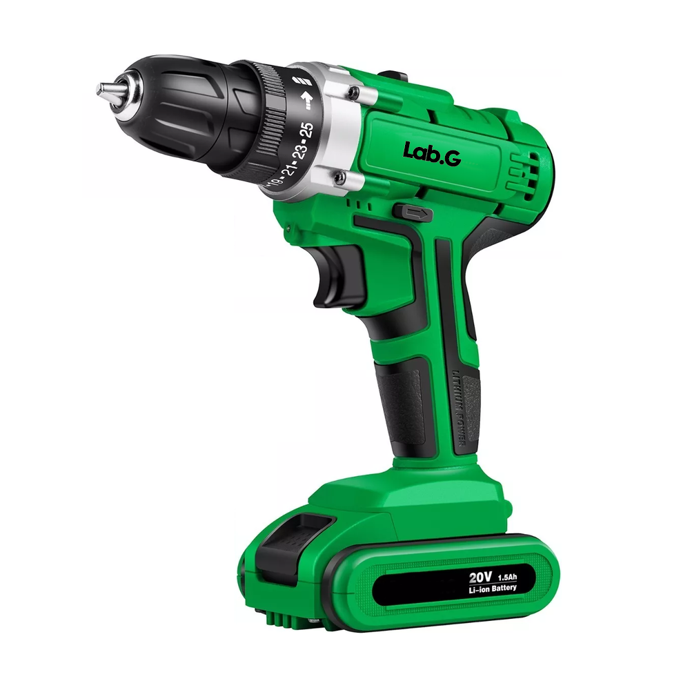 Taladro Atornillador Lab.g Aa2015-30 De 20v 1 Batería Color Verde