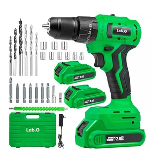 Foto 1 | Taladro Rotomartillo Sin Carbones Inalámbrico 20v Con 2 Baterías Verde