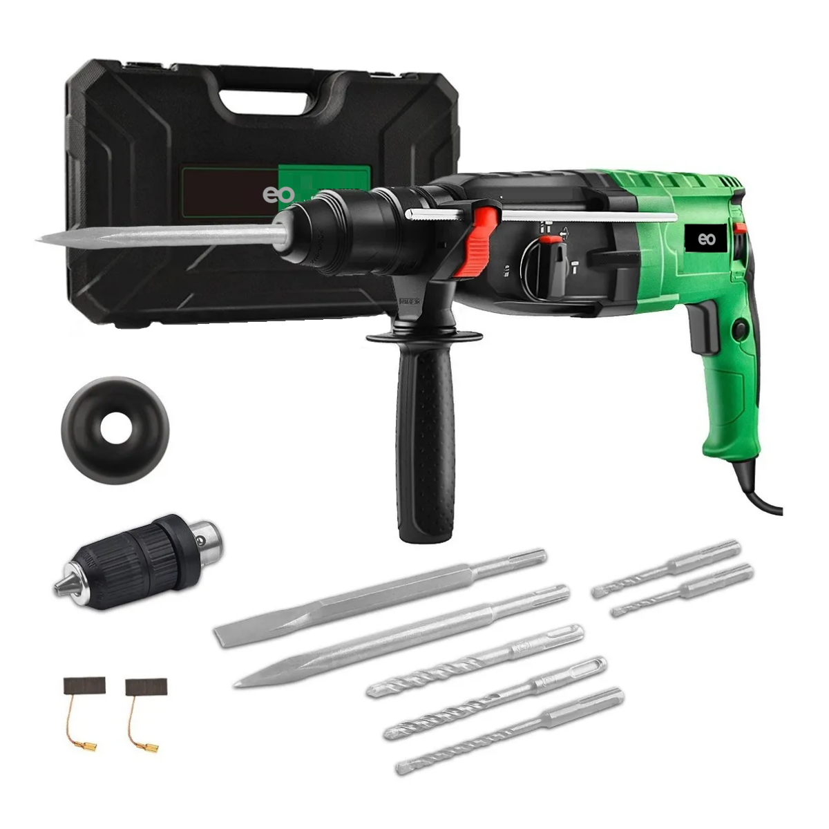 Foto 2 pulgar | Rotomartillo Cincelador Perforador 1050w Eo Safe Imports ESI-2749-1 Verde