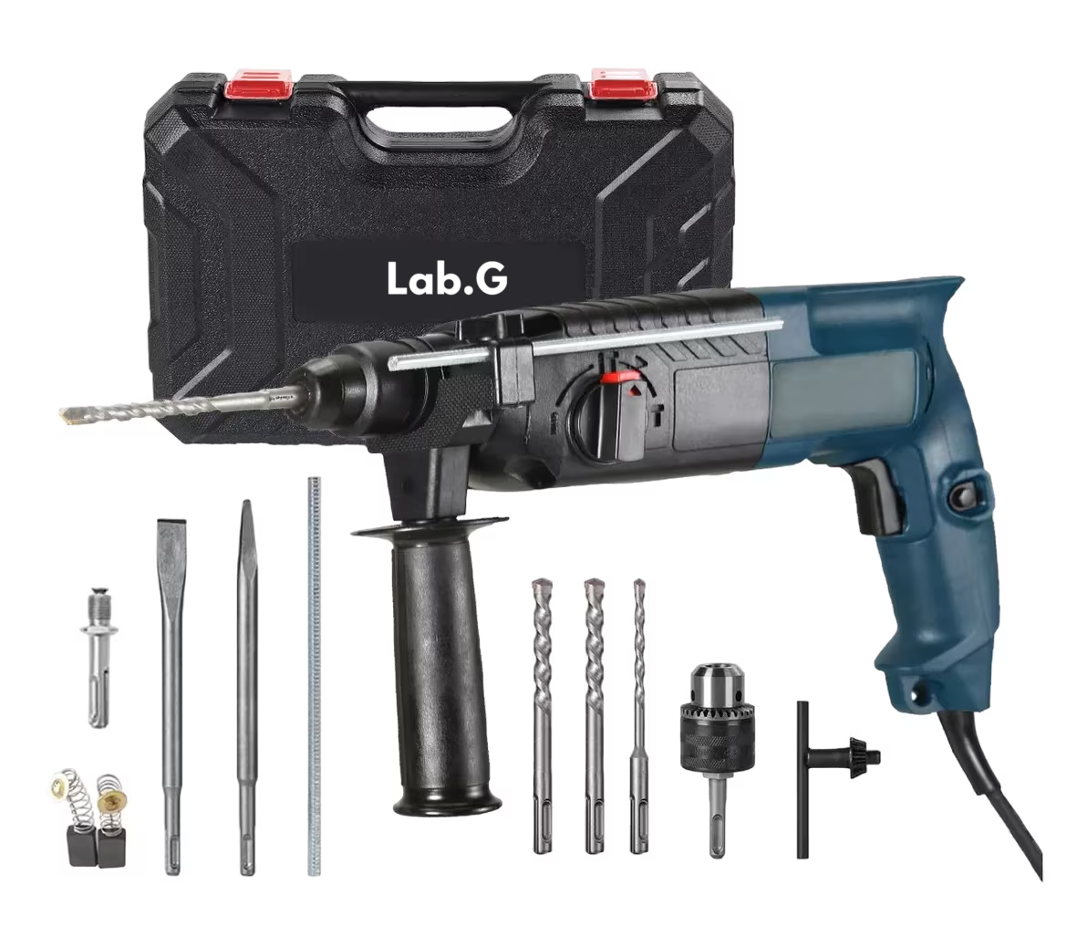 Rotomartillo Cincelador Lab.g Multifuncional Perforador Azul