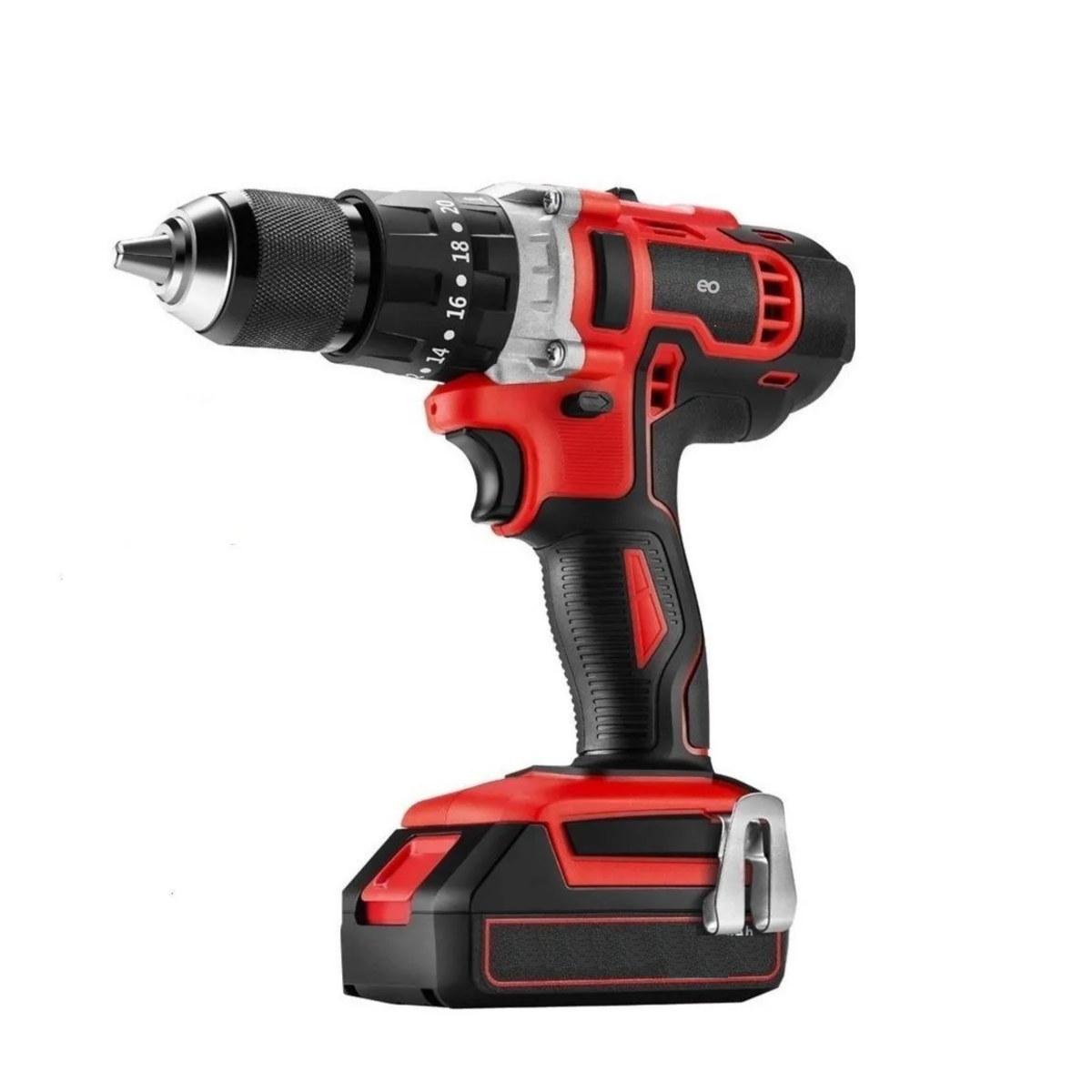 Foto 2 pulgar | Taladro Percutor Inalámbrico de 13mm 916 20v 60hz Eo Safe Imports Esi-2818 Rojo