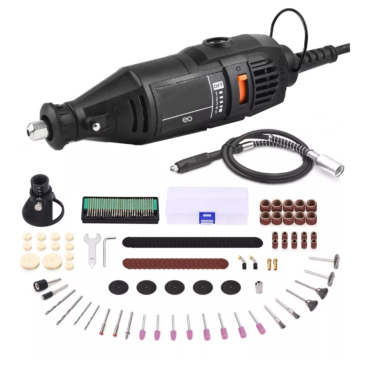 Mini Taladro 140 Pzs Eo Safe Imports Esi-5954-1 Negro