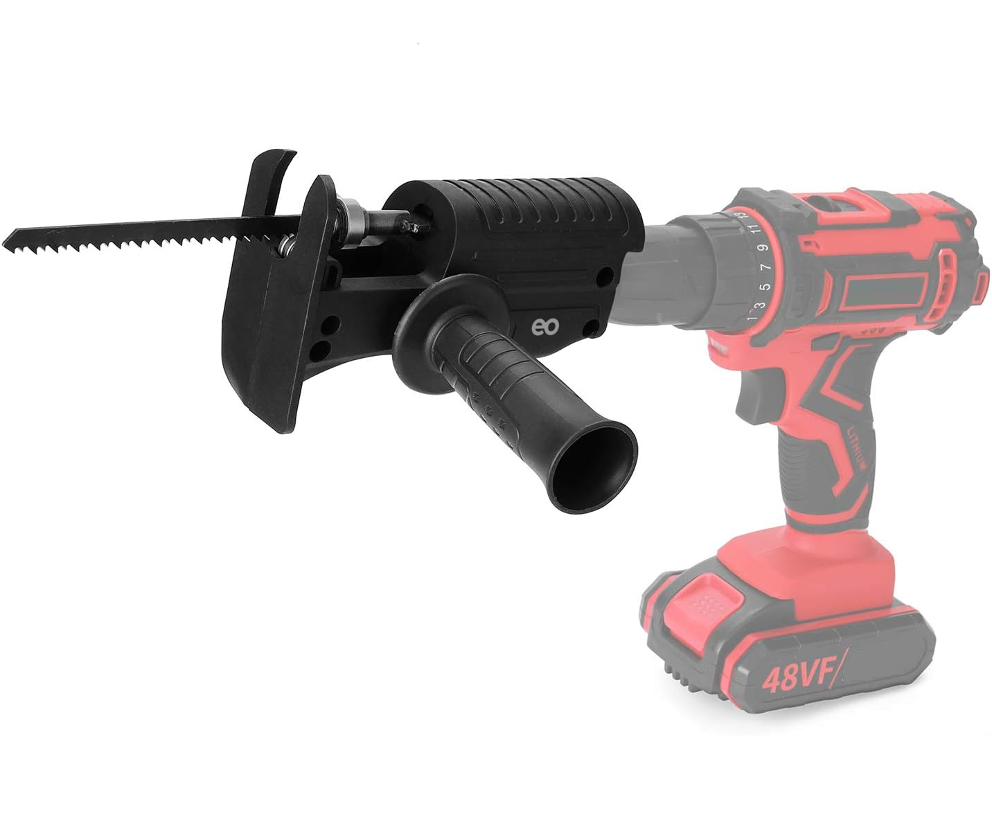 Foto 4 pulgar | Kit Adaptador Taladro a Sierra Recíproca 11 Piezas Negro