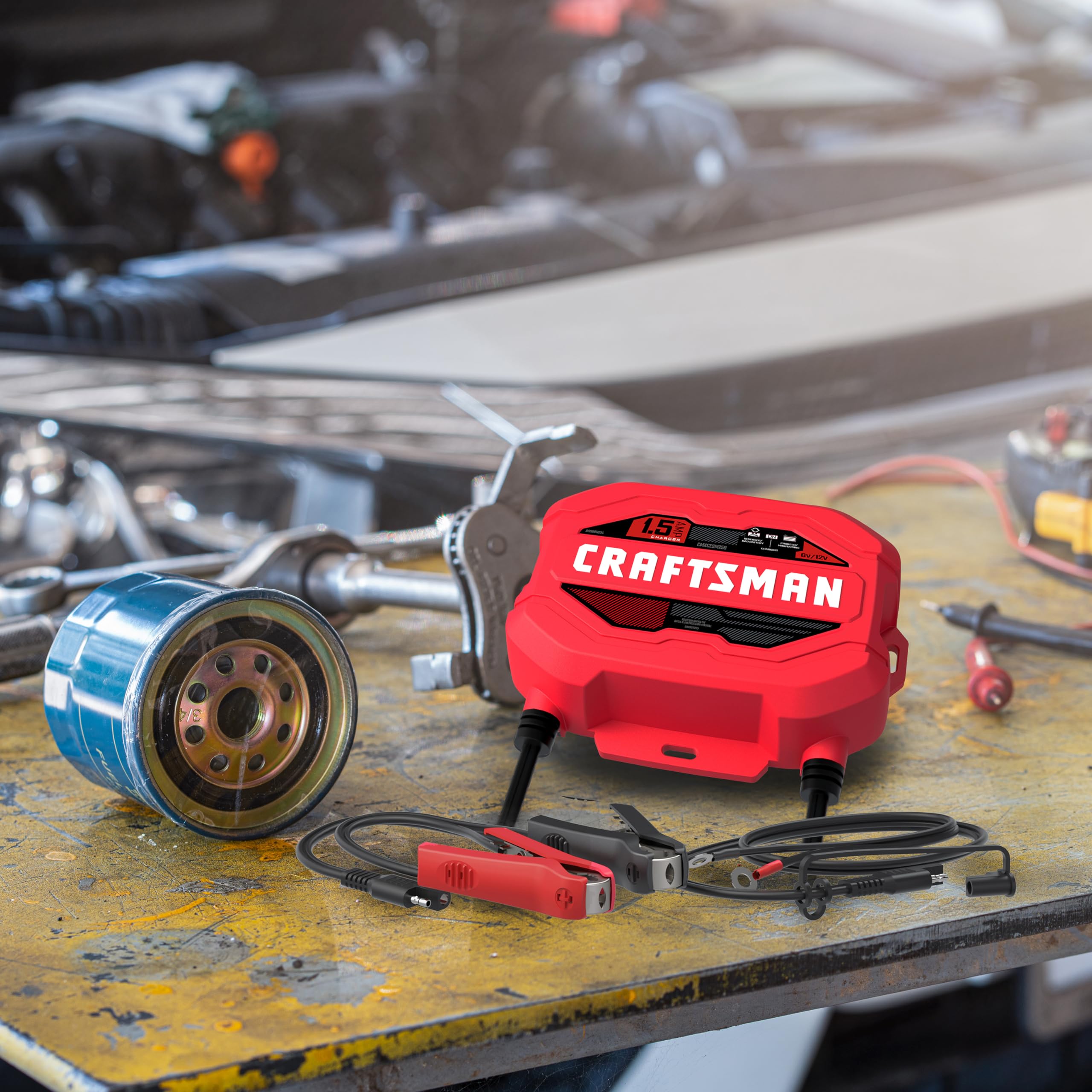 Foto 6 | Cargador De Baterías Craftsman Cmxcesm259 1.5a 6v Y 12v - Venta Internacional.