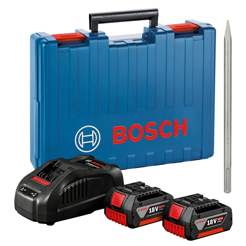 Foto 6 pulgar | Rotomartillo Inalámbrico Bosch Gbh 180-li 18v + Cincel Punta