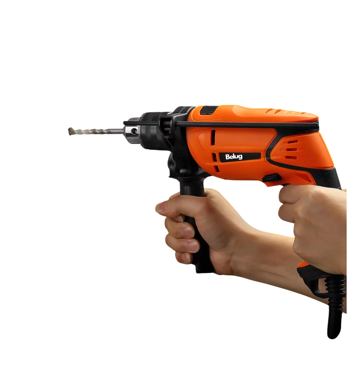 Foto 6 pulgar | Kit Taladro Rotomartillo 1/2'' + Destornillador+ Pulidora 860w, Belug Naranja