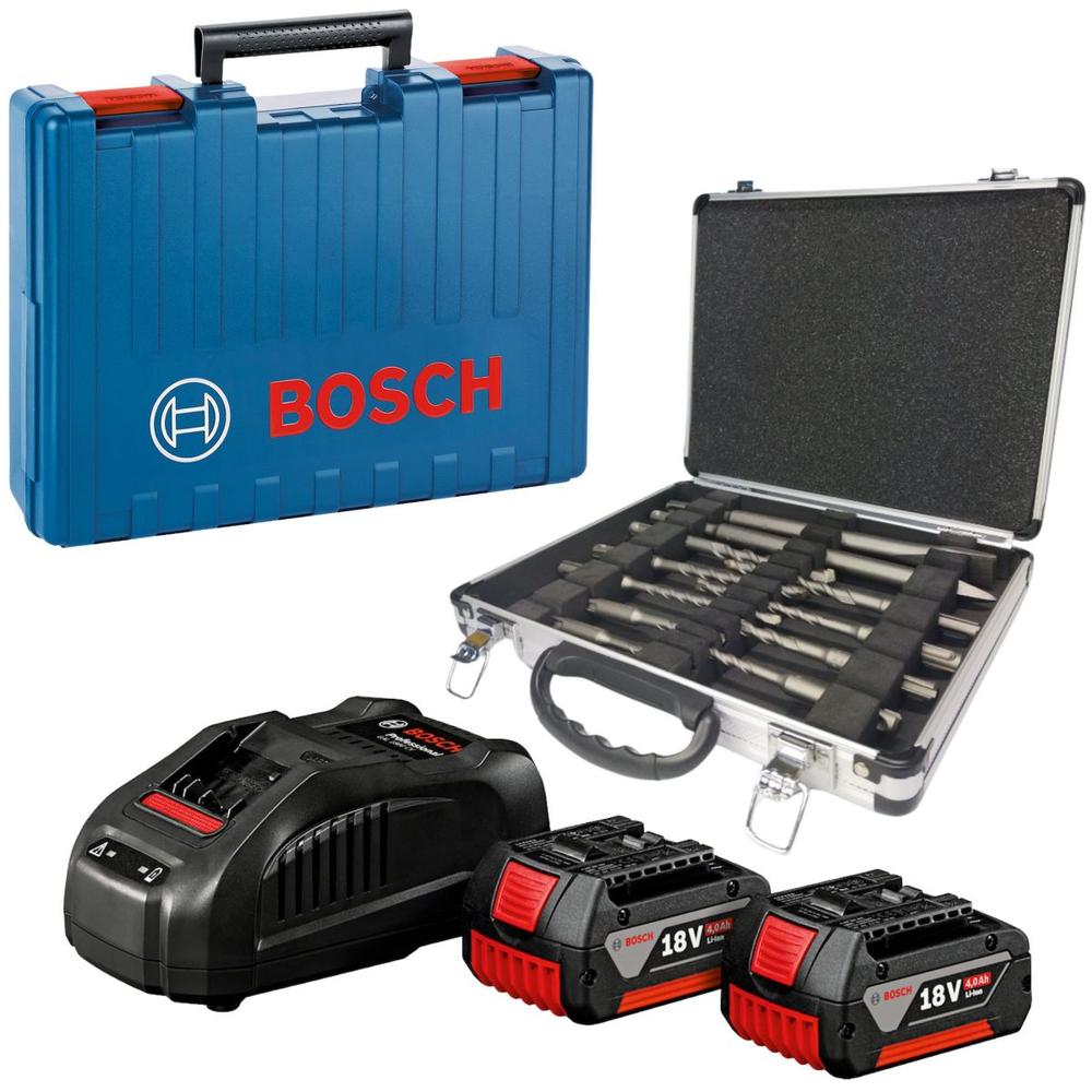 Foto 5 | Rotomartillo Bosch Gbh 180-li + Set Brocas Cinceles 11 Pzas