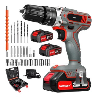 Foto 1 | Taladro Destornillador Inalámbrico Atornillador Impacto 21v Eo Safe Imports Esi-18709 Gris