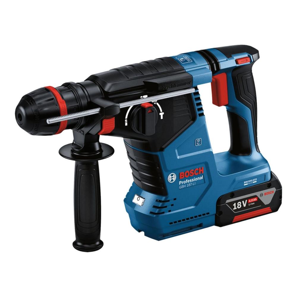 Foto 4 | Rotomartillo Bosch Gbh 187-li + Jgo Brocas Cinceles Sds Plus