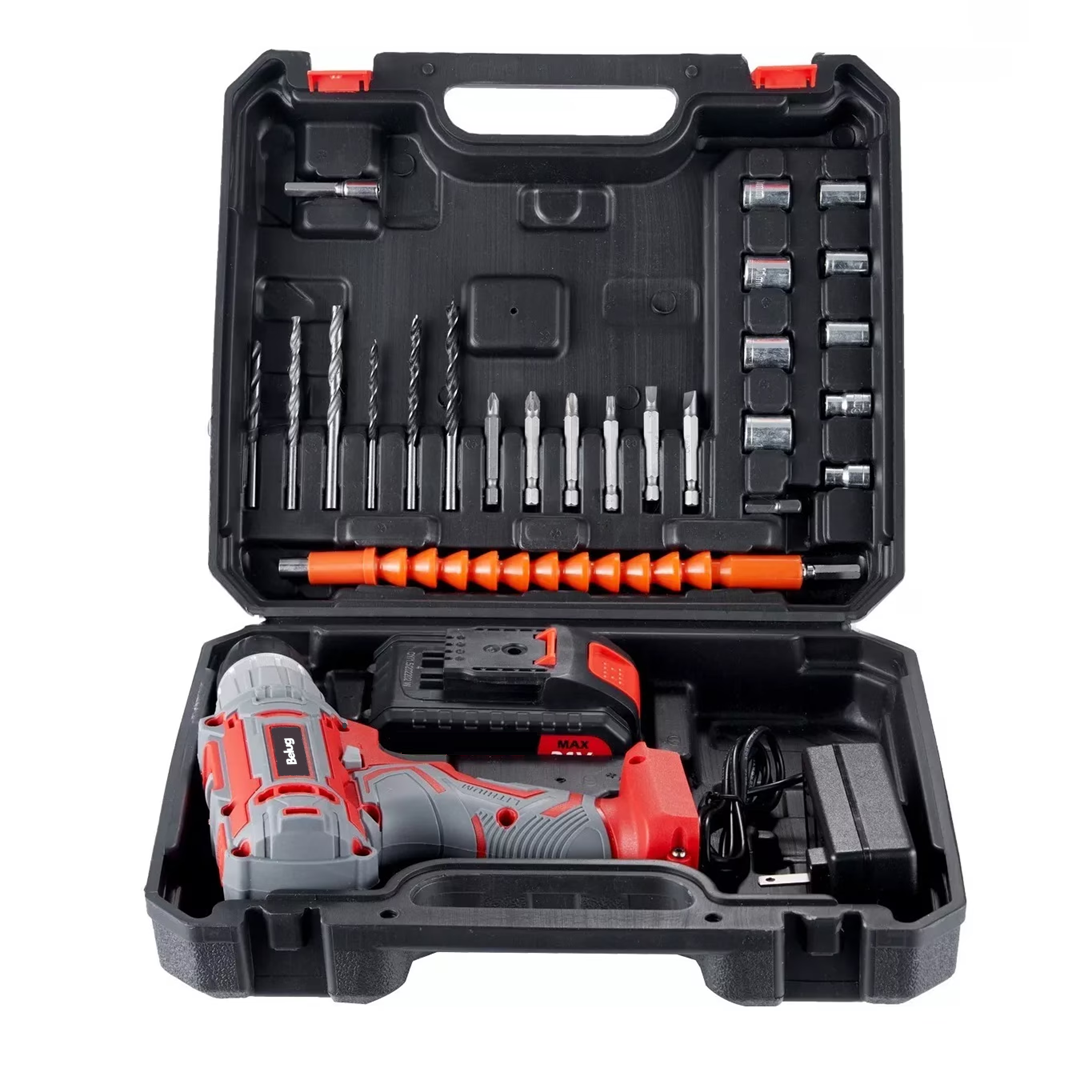 Foto 2 pulgar | Kit Taladro Eléctrico Atornillador Inalámbrico Belug  Rojo 21 V