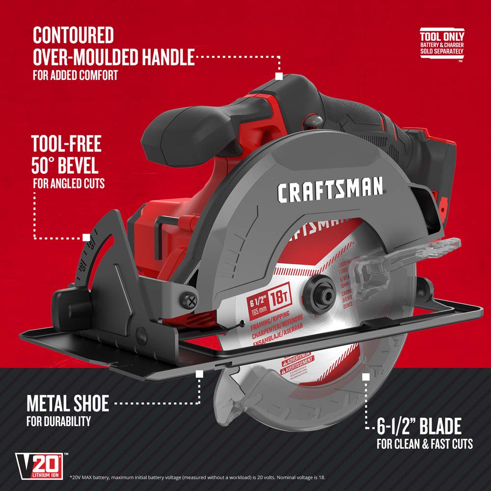 Foto 6 | Kit de Herramientas Eléctricas Craftsman V20 - Venta Internacional
